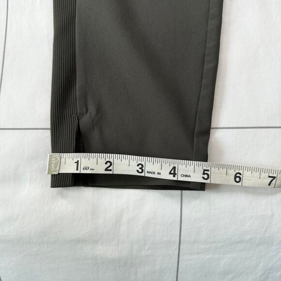 Athleta Pants Womens 0 Green Brooklyn Mid Rise Ankle Pull On Minimal Travel Work - Picture 11 of 11